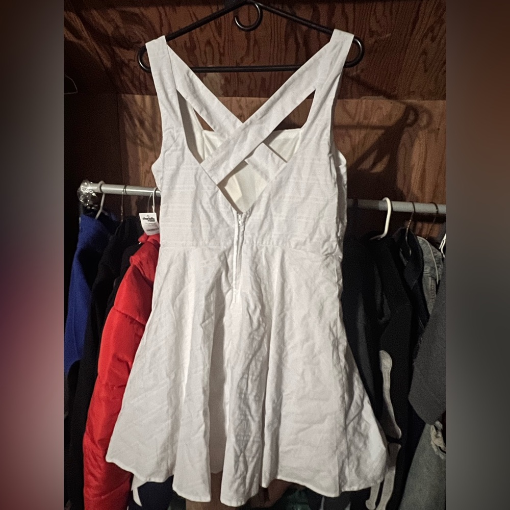 Coquette white dress